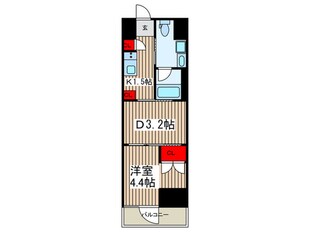 ＡＬＴＥＲＮＡ門前仲町の物件間取画像